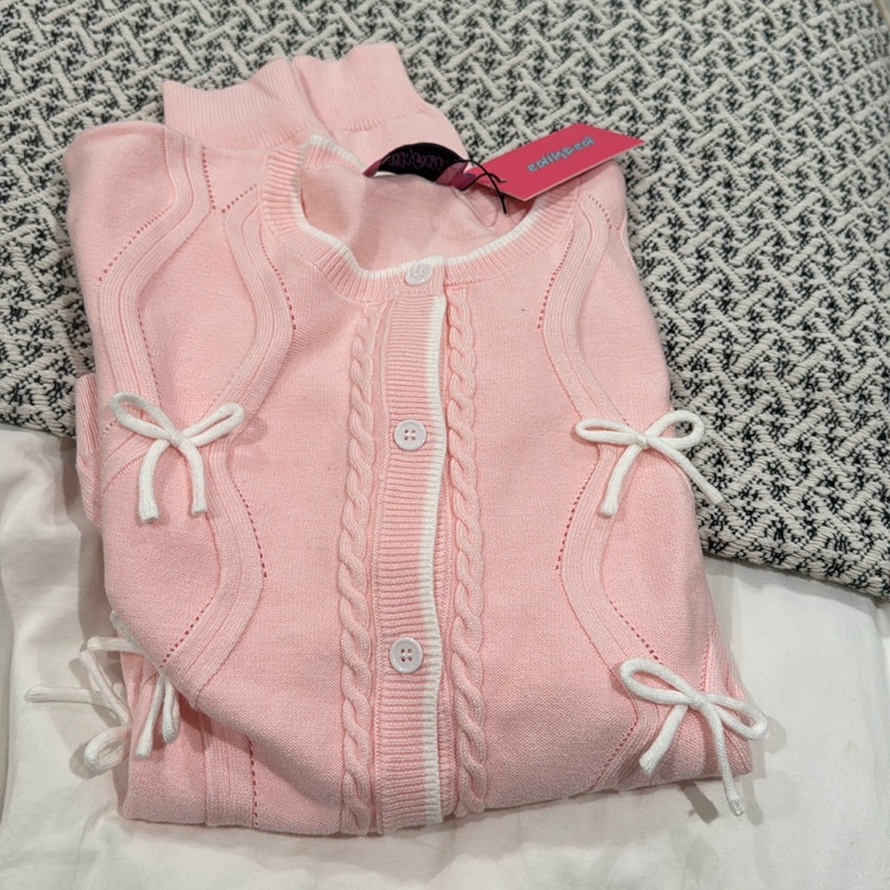 Edikted Bow Cardigan
